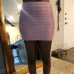 Fuzzy Mini Skirt